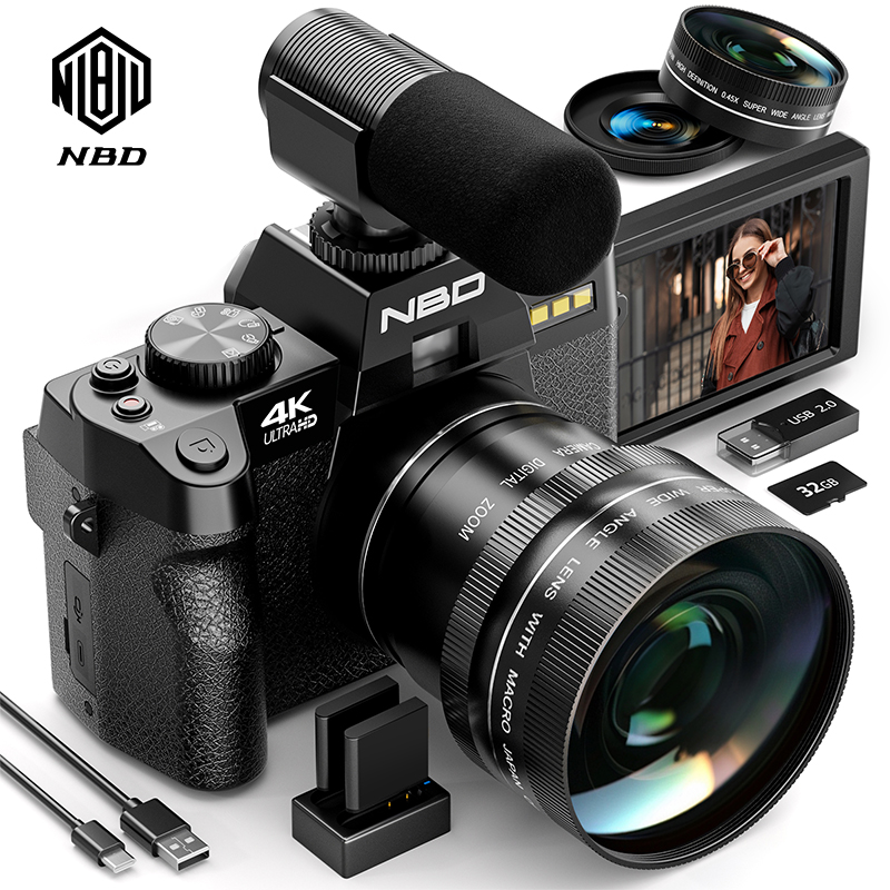 Korean Lifestyle Video - NBD S100F 48MP 4K Digital Camera