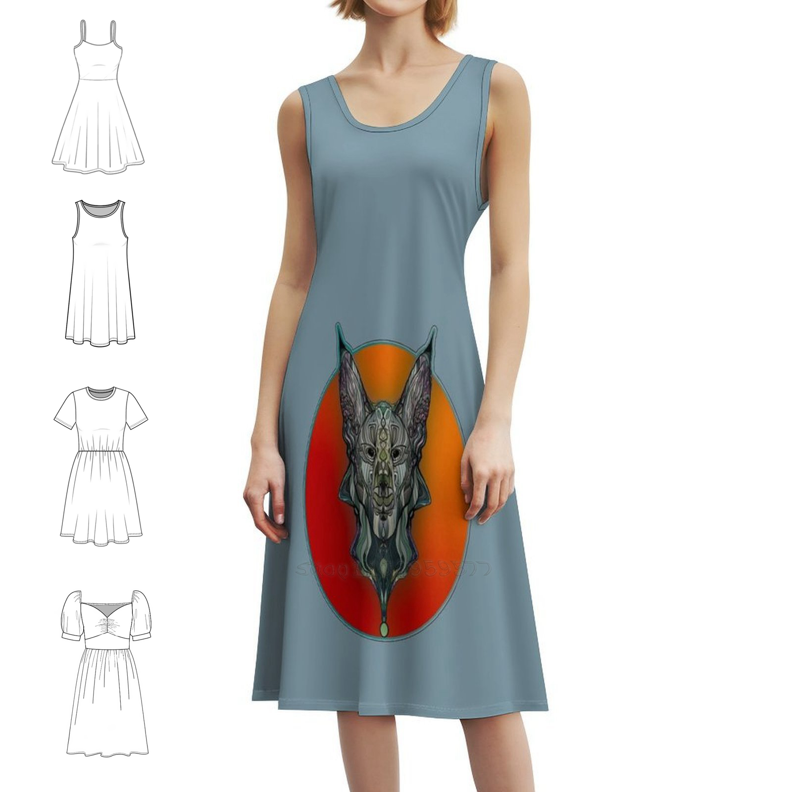 Korean Daily Lifestyle - Caracals Korean Style Casual Dress For