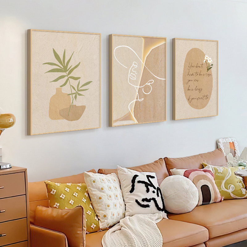 Wooden Cream Style Abstract Li – Korean Lifestyle Aesthetic recenzja i cena