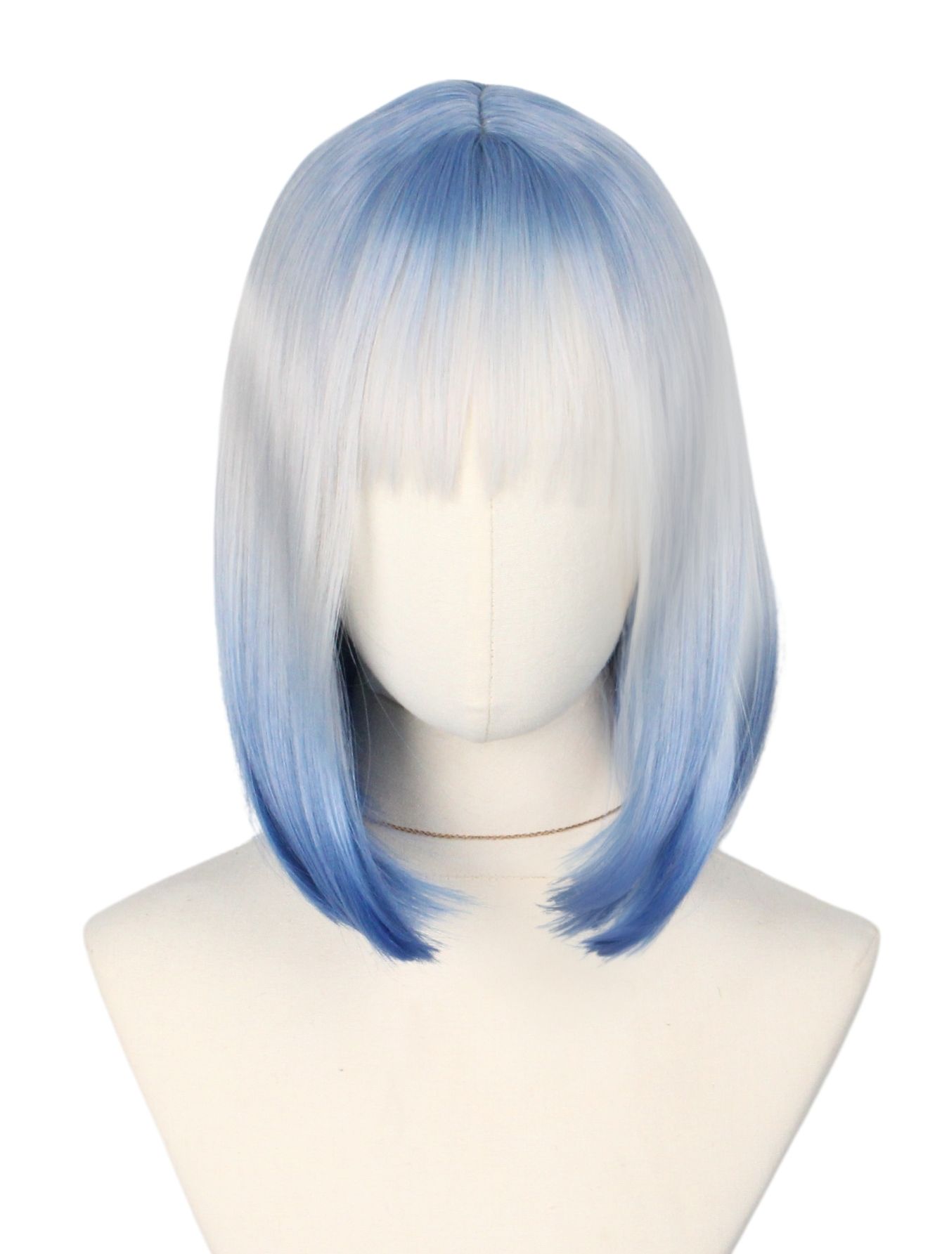 Blue and White Gradient Short  – Korean Daily Lifestyle recenzja i cena