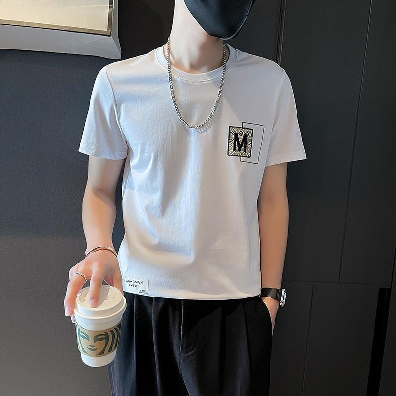 Trendy Men Short Sleeve Top Su – Korean Daily Lifestyle recenzja i cena