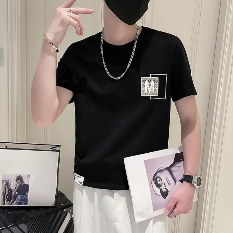 Trendy Men Short Sleeve Top Su – Korean Daily Lifestyle recenzja i cena