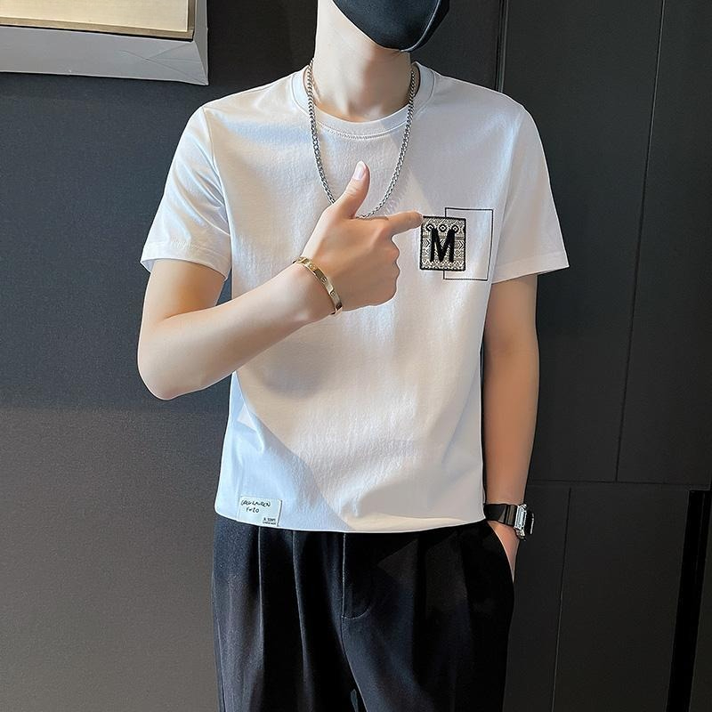 Trendy Men Short Sleeve Top Su – Korean Daily Lifestyle recenzja i cena