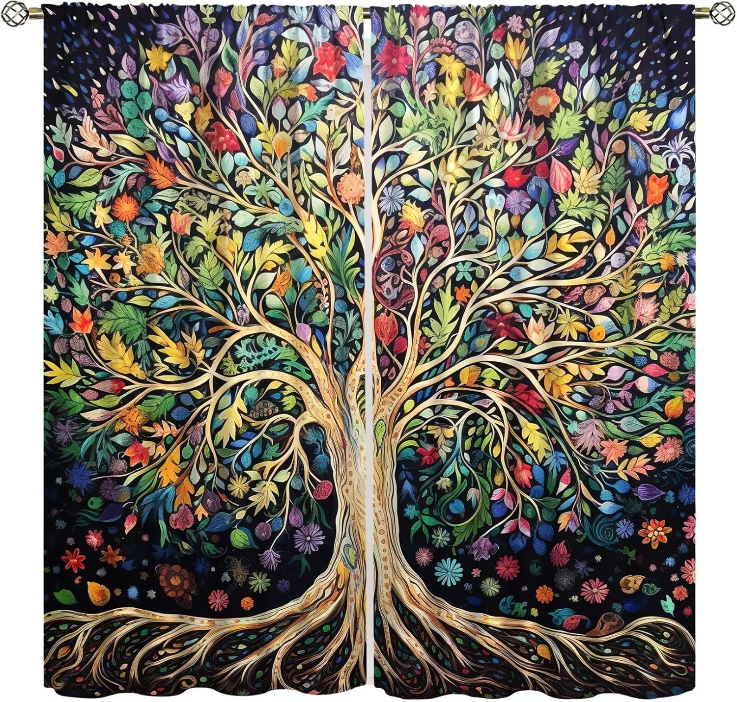 Tree of Life Curtains, Fantasy – Modern Korean Lifestyle recenzja i cena