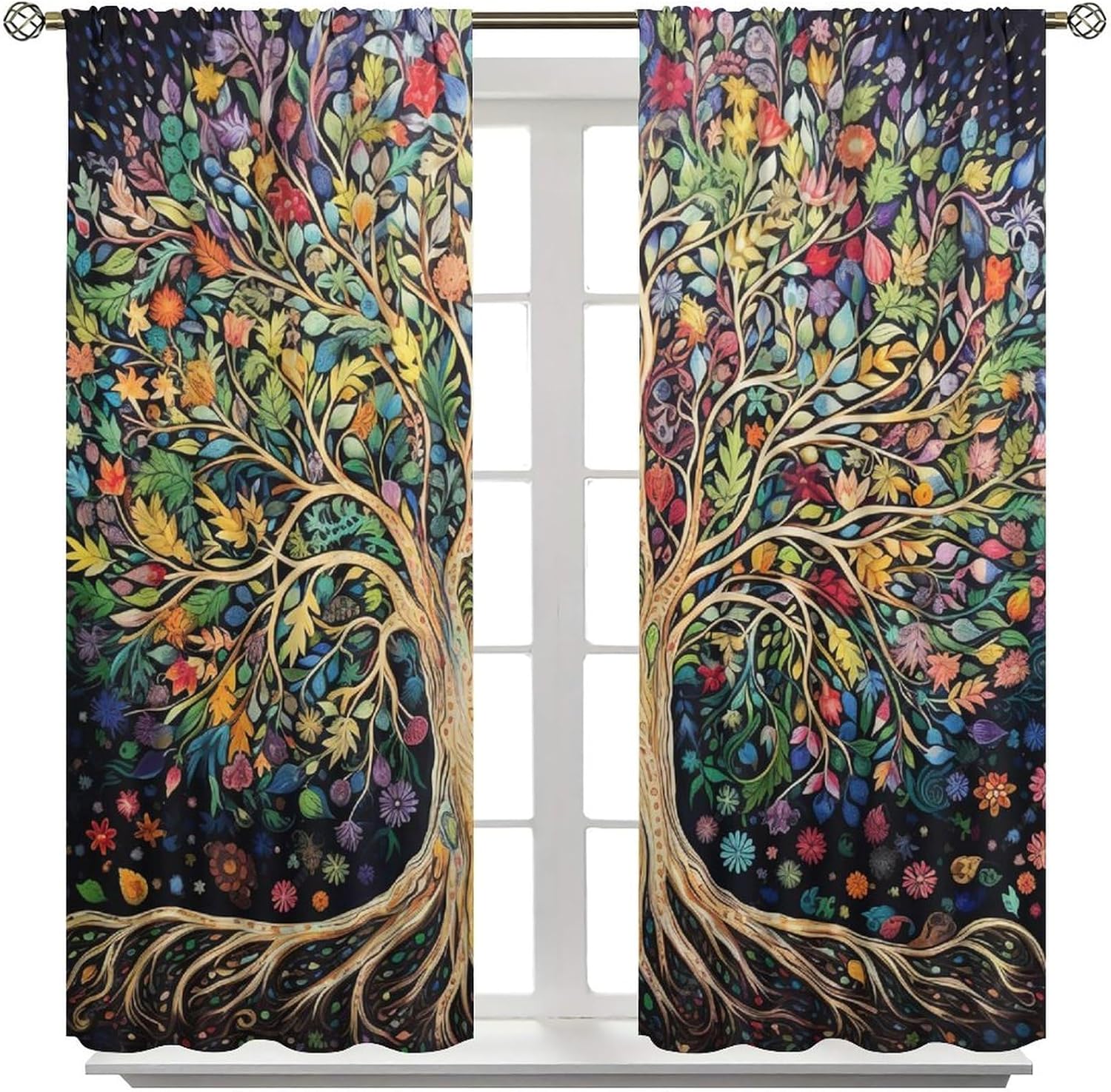 Tree of Life Curtains, Fantasy – Modern Korean Lifestyle recenzja i cena
