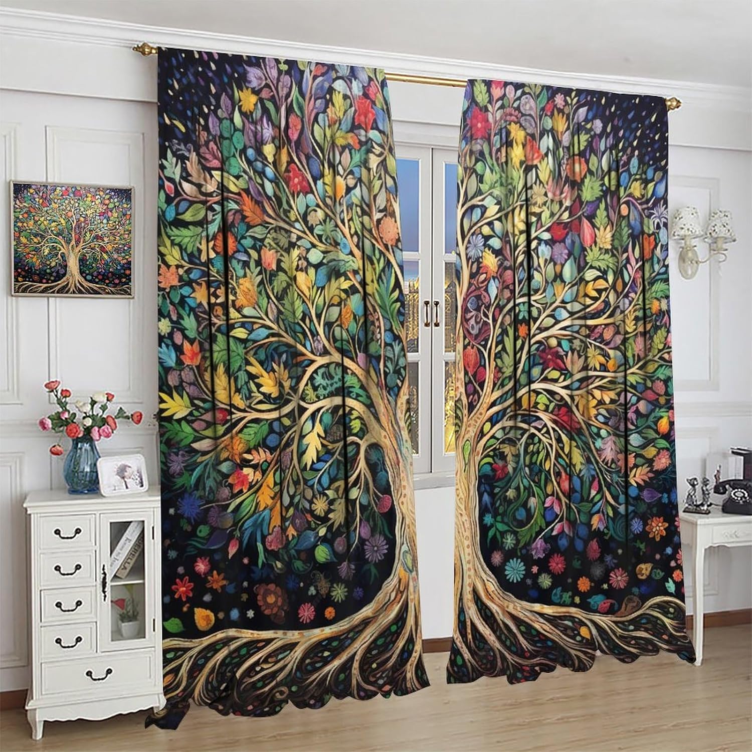 Tree of Life Curtains, Fantasy – Modern Korean Lifestyle recenzja i cena