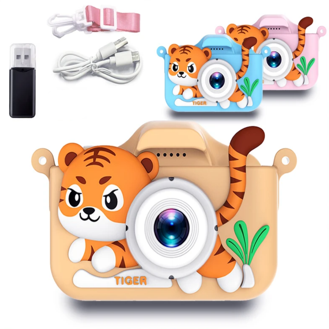 Kids Mini Camera Cartoon Tiger – Korean Lifestyle Video recenzja i cena
