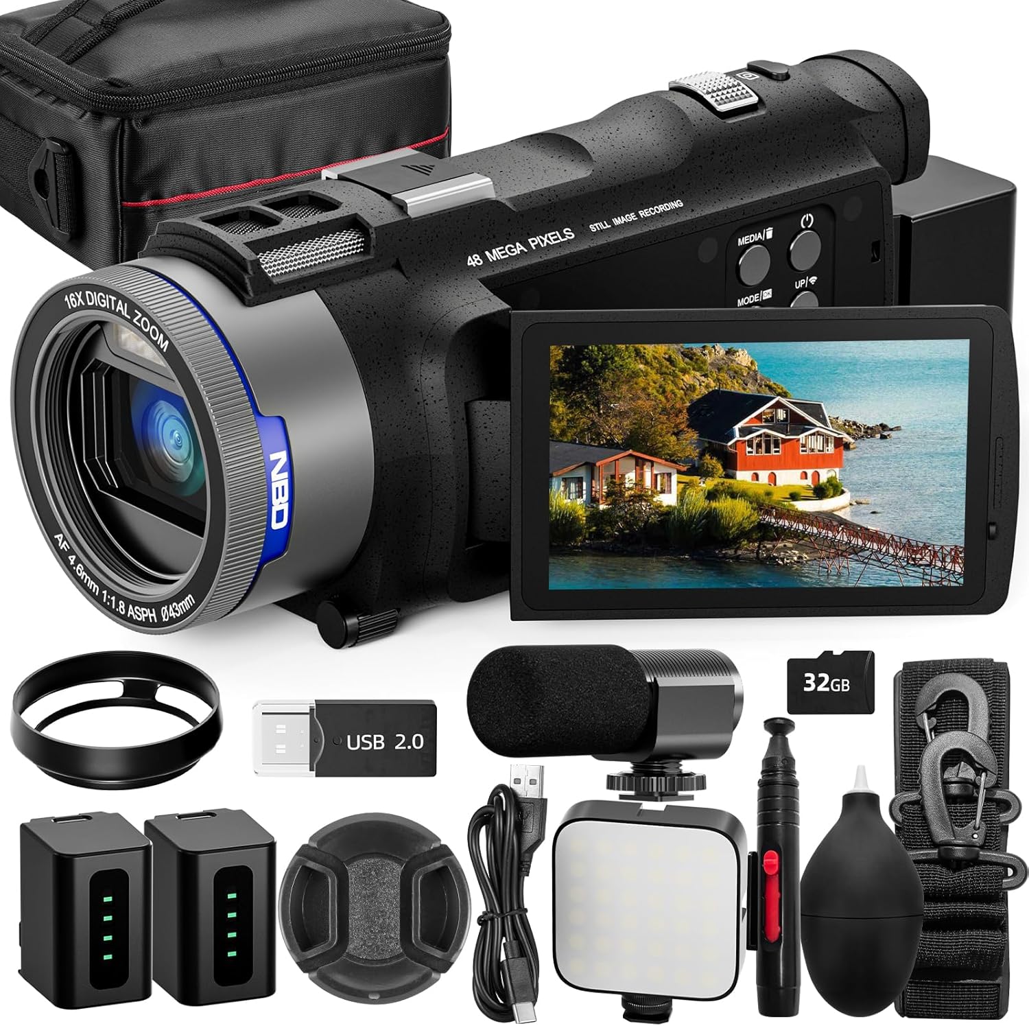 NBD 4K Camcorder Video Camera  – Korean Lifestyle Video recenzja i cena