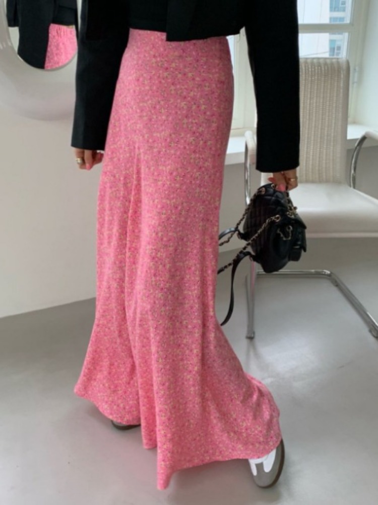 Floral Print Half-length Skirt – Korean Daily Lifestyle recenzja i cena