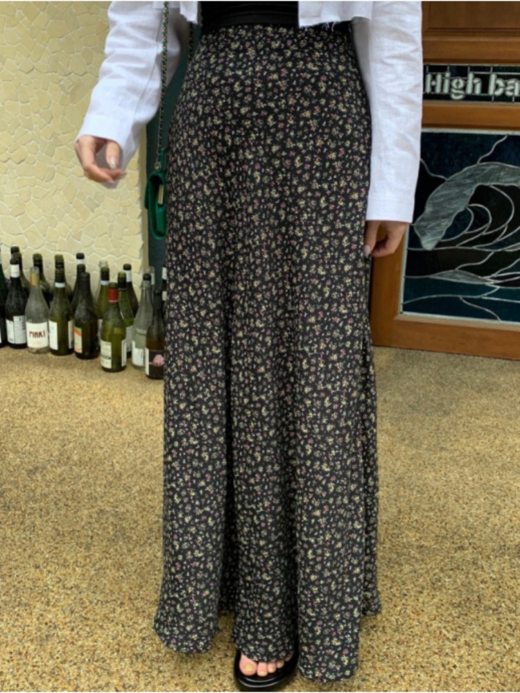 Floral Print Half-length Skirt – Korean Daily Lifestyle recenzja i cena