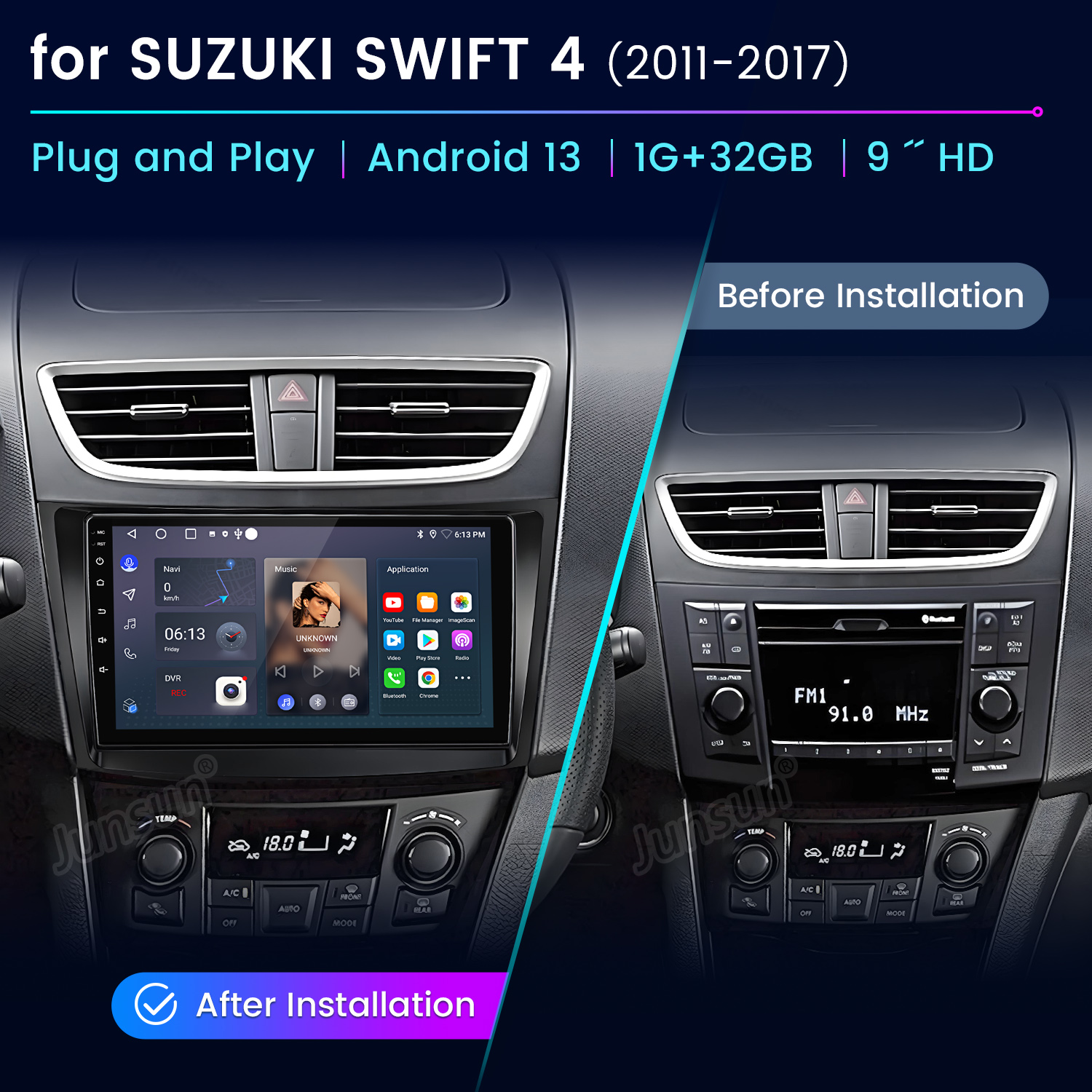 Junsun AI Voice Car Stereo Rad – Korean Lifestyle Video recenzja i cena