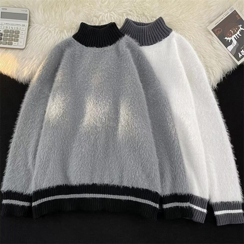 Fur Collar Pullovers Estampado – Modern Korean Lifestyle recenzja i cena