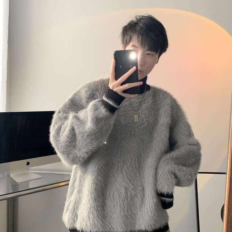 Fur Collar Pullovers Estampado – Modern Korean Lifestyle recenzja i cena